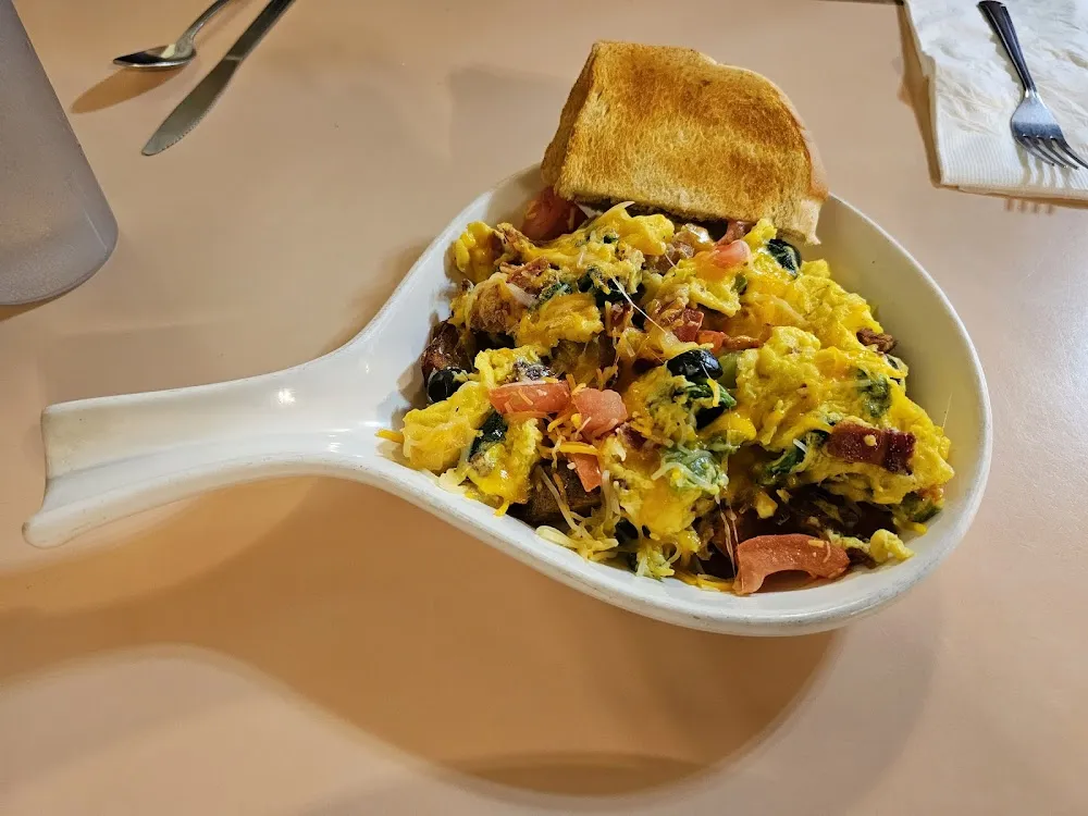 Minced Ham and Eggs w B N G