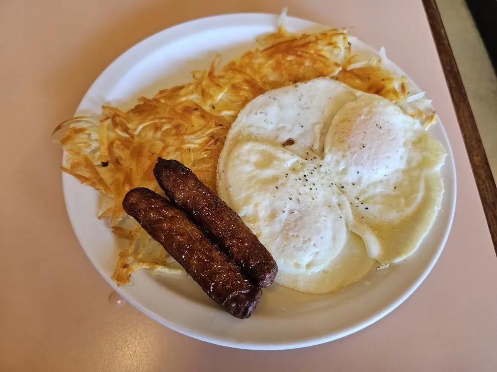 Sausage Eggs and Hashbrowns